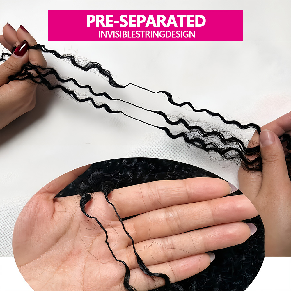Extension di capelli umani ric - Water Wave Bulk Human Hair For Braiding recensione e prezzo